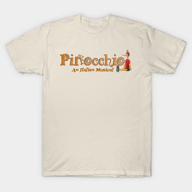 Pinocchio  An Italian Musical Logo T-Shirt by StorybookGardens